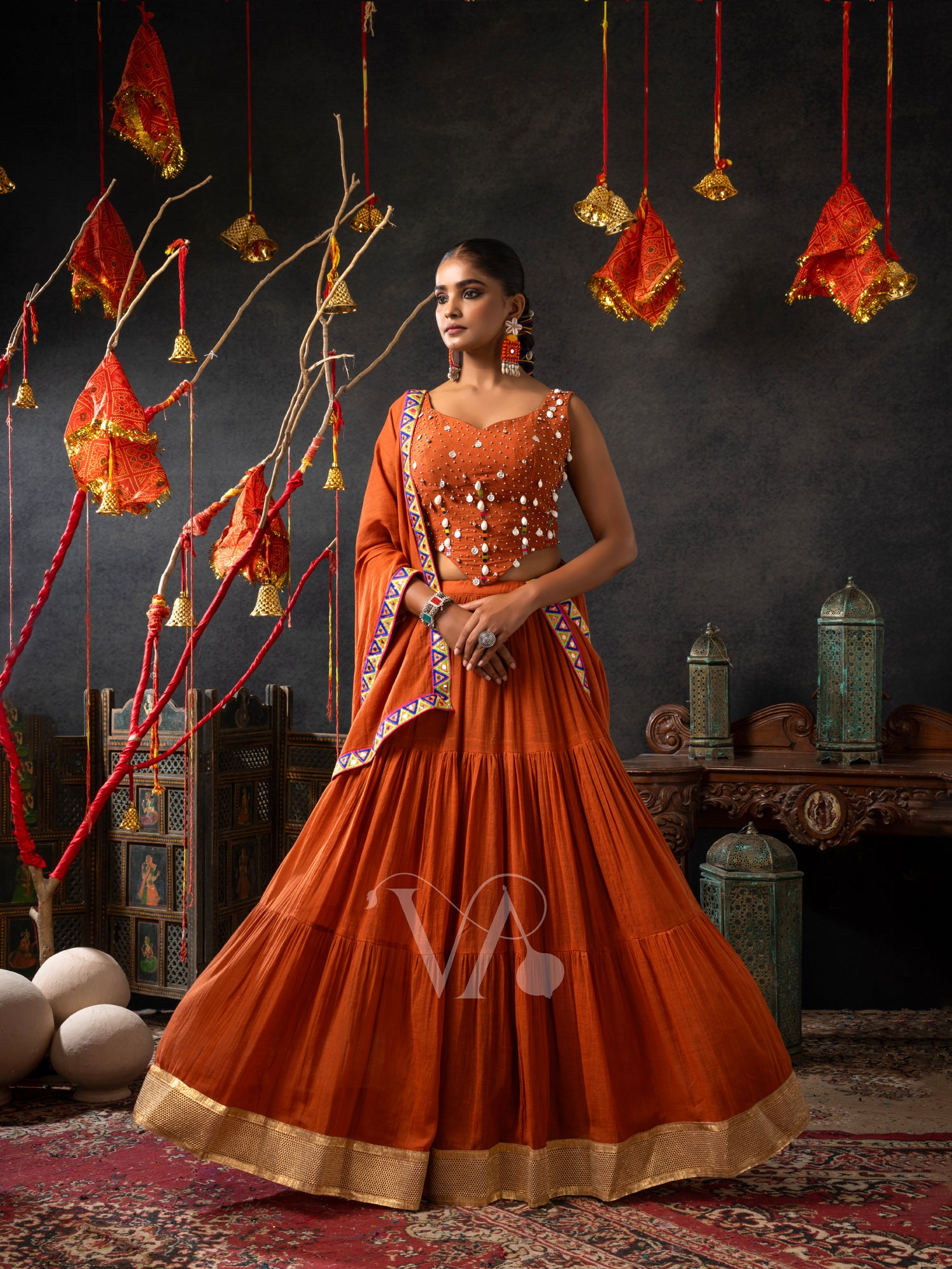 Brown Chaniya Choli