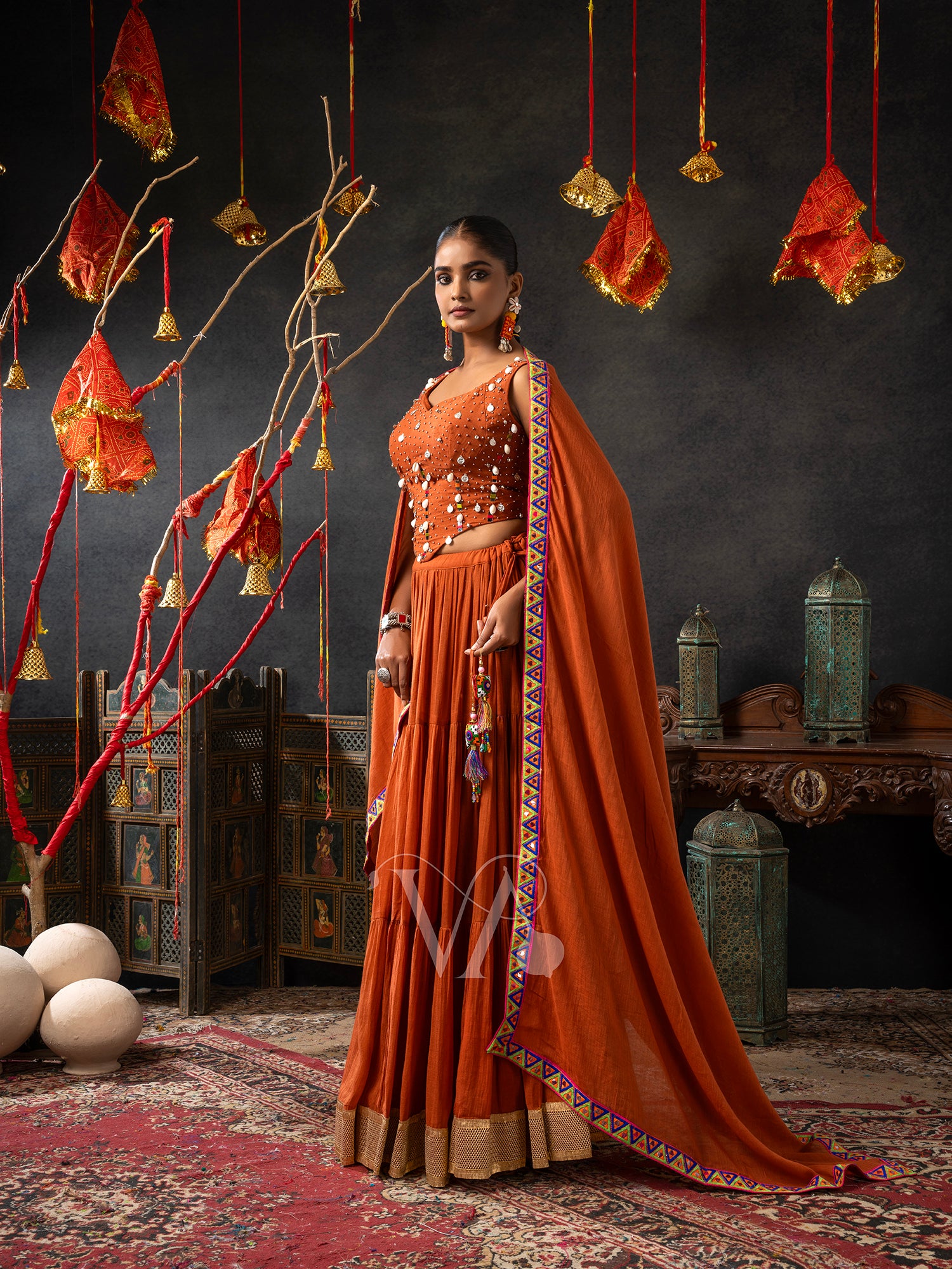Brown Chaniya Choli