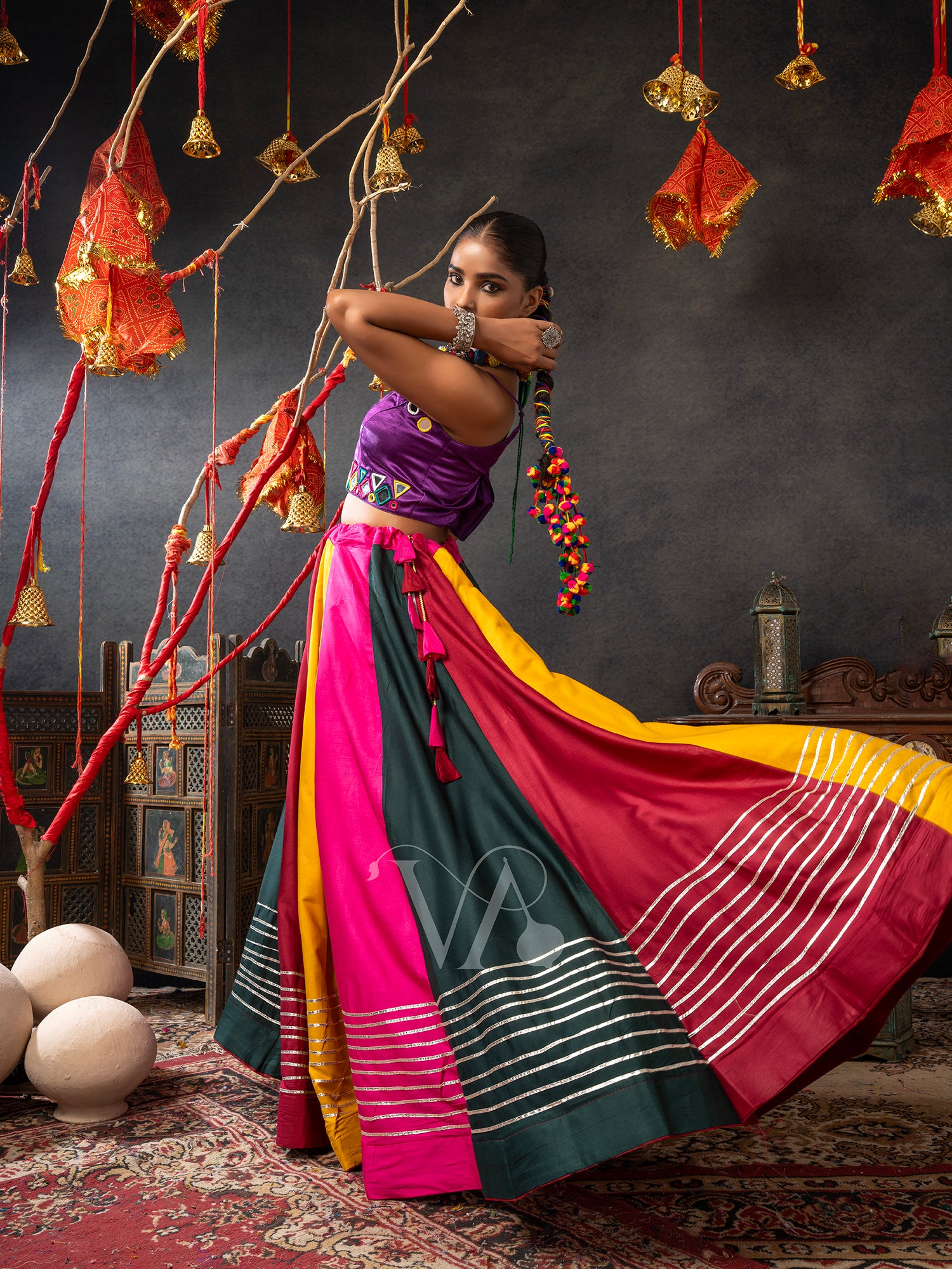 Pink Chaniya Choli