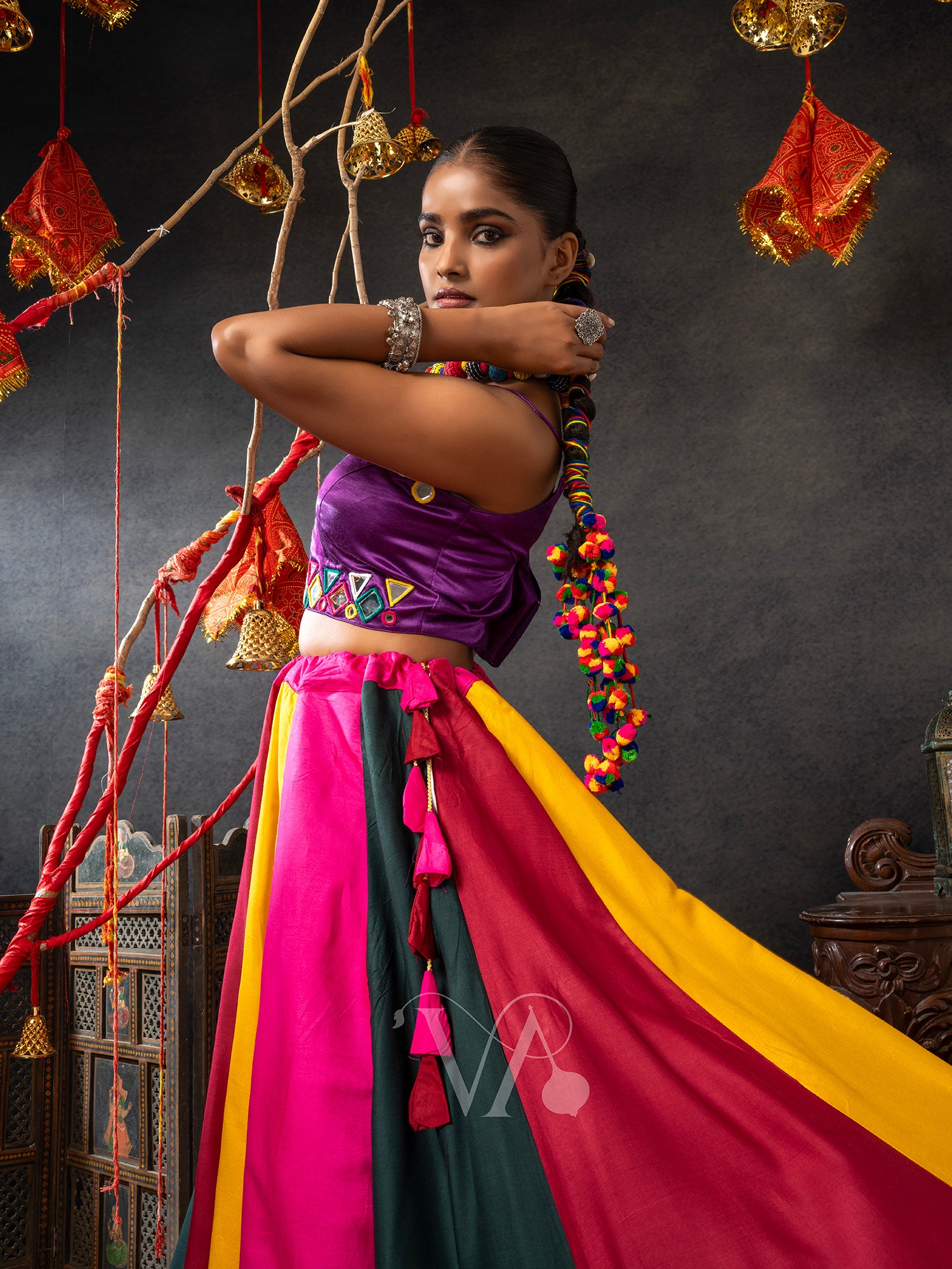 Pink Chaniya Choli
