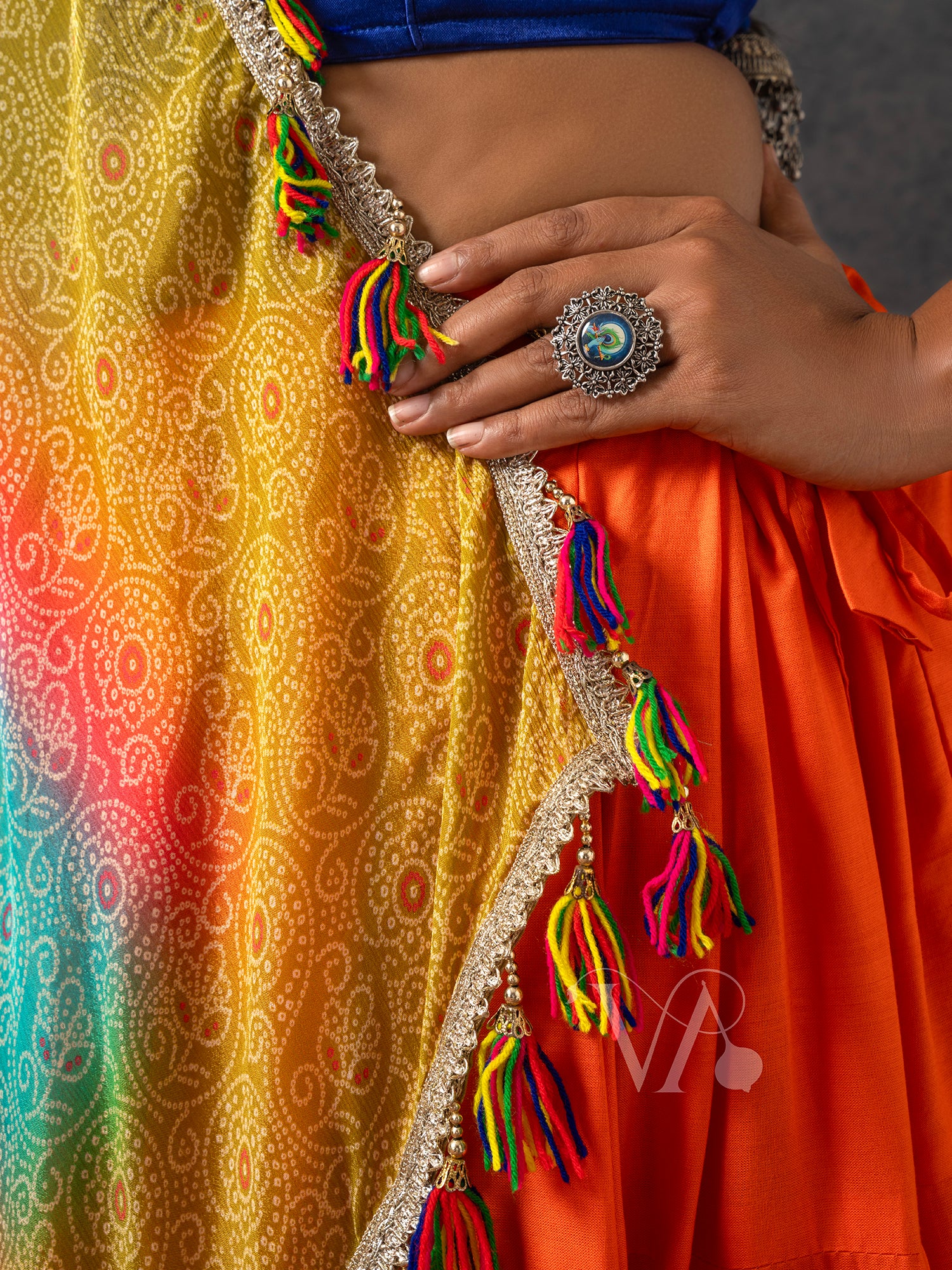 Orange Chaniya Choli