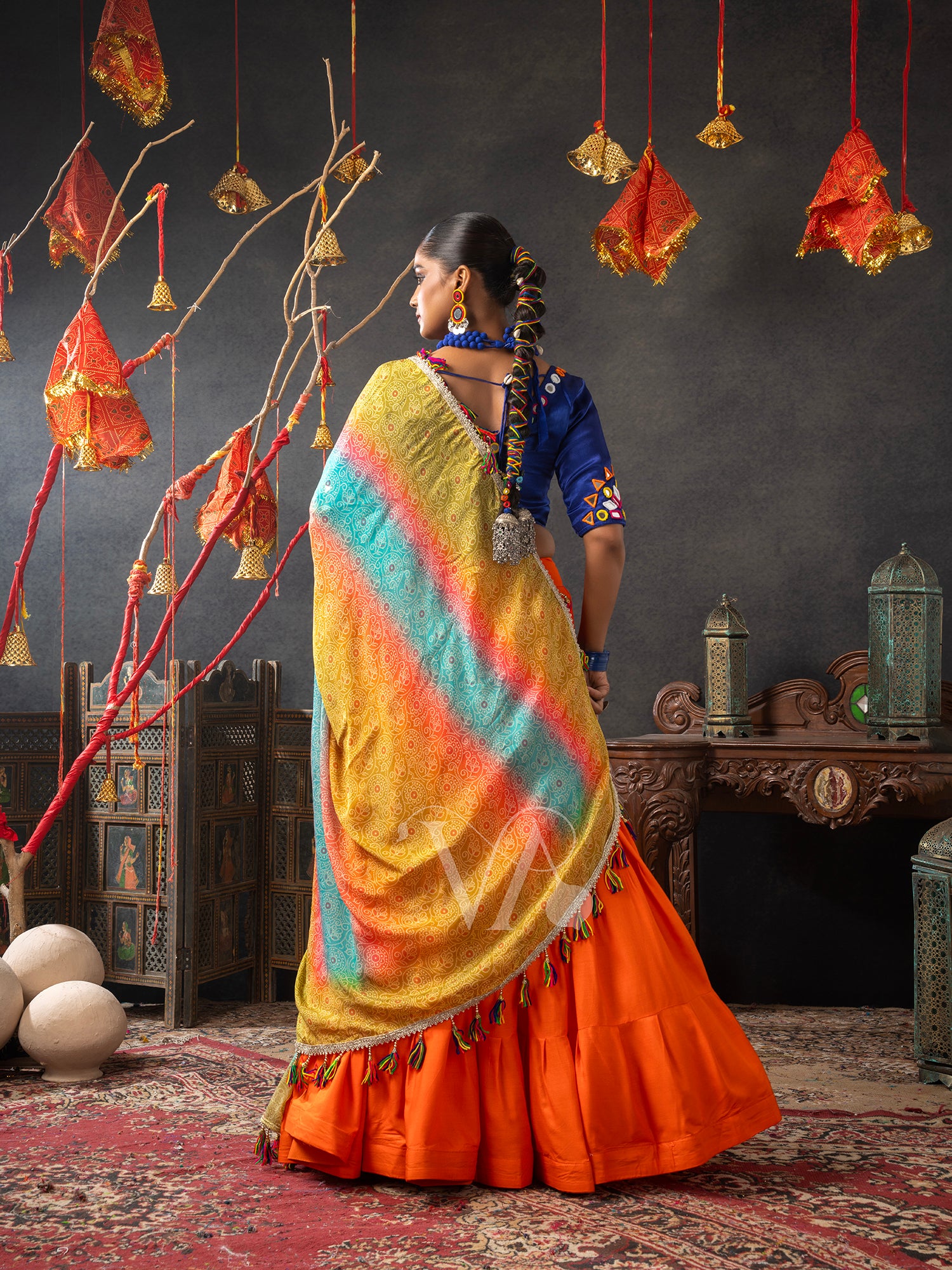 Orange Chaniya Choli
