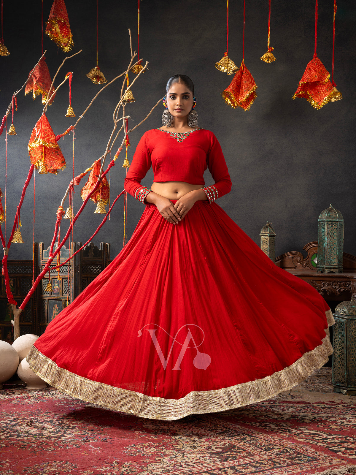 Red Chaniya Choli