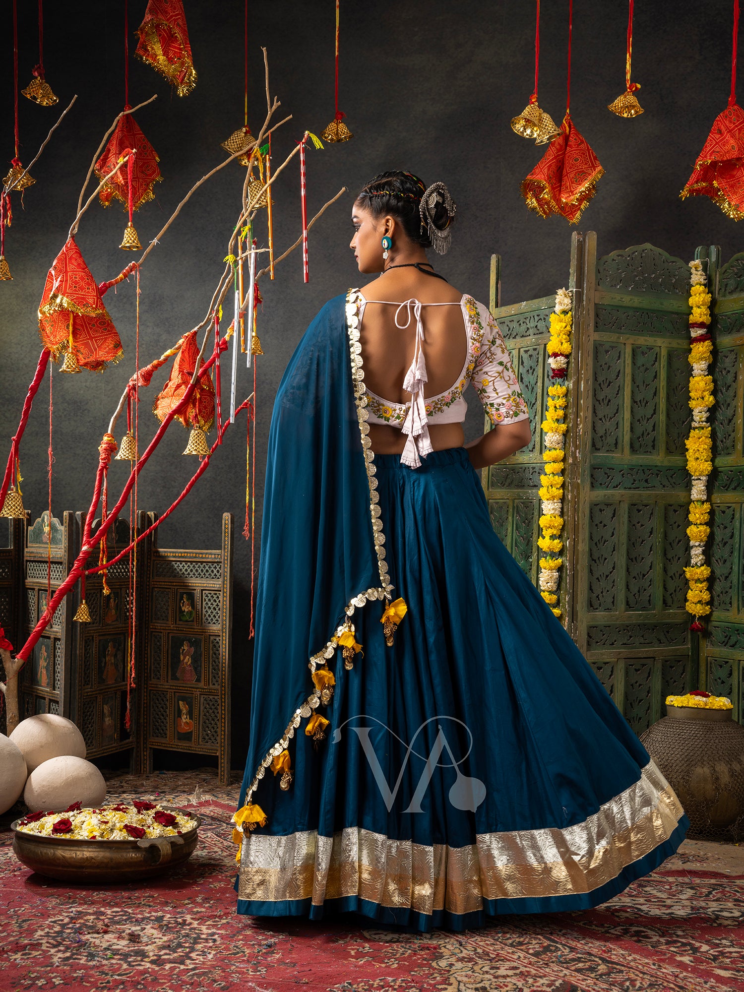 Navy Blue Chaniya Choli