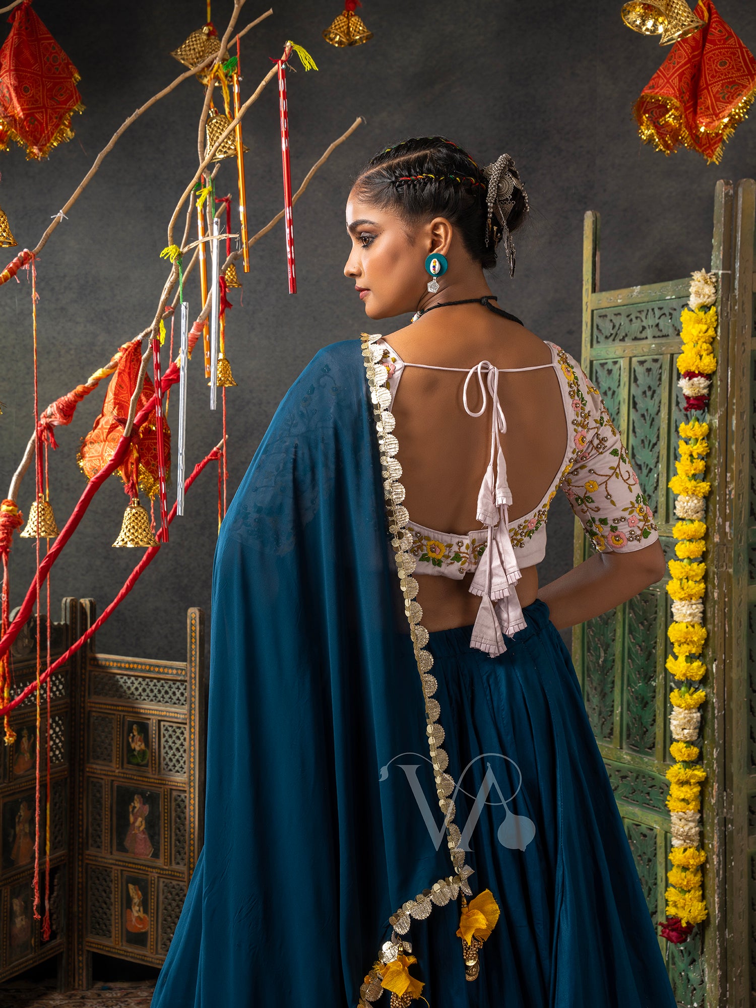 Navy Blue Chaniya Choli