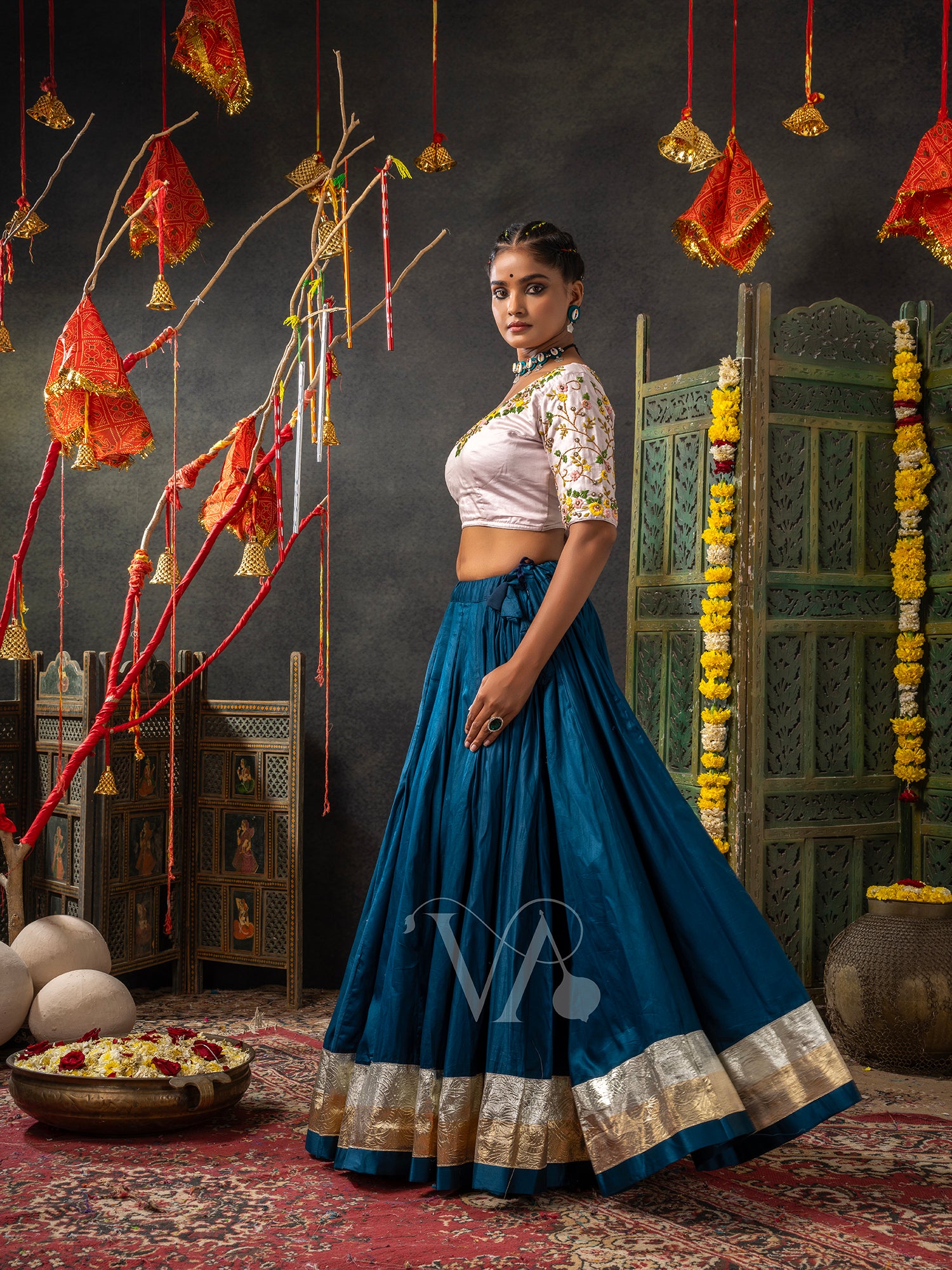 Navy Blue Chaniya Choli