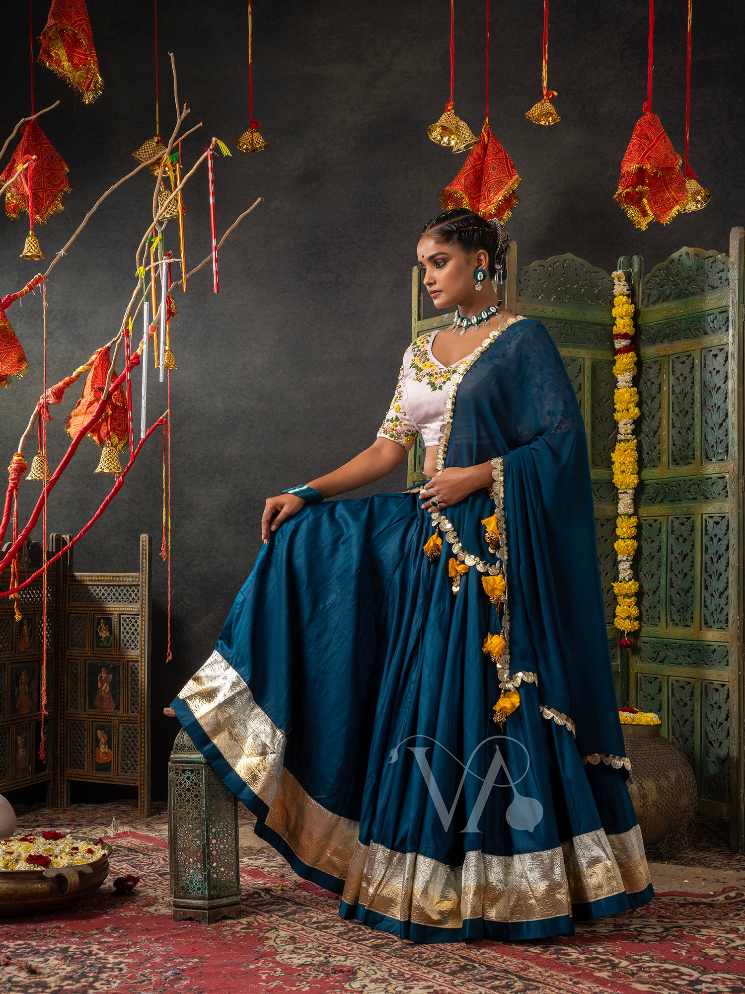 Navy Blue Chaniya Choli
