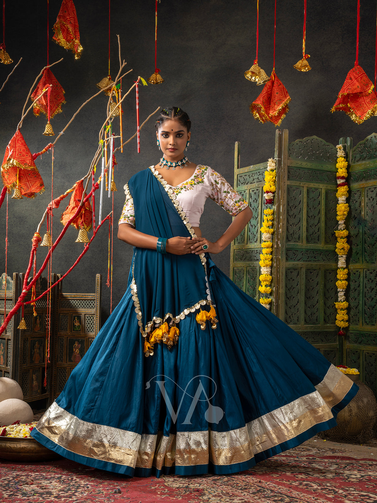 Navy Blue Chaniya Choli