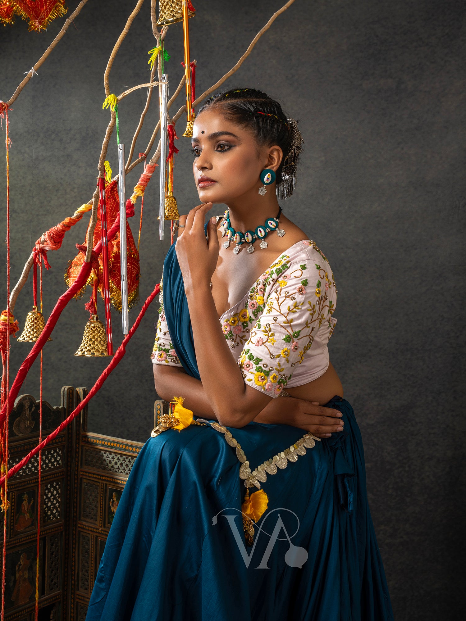 Navy Blue Chaniya Choli