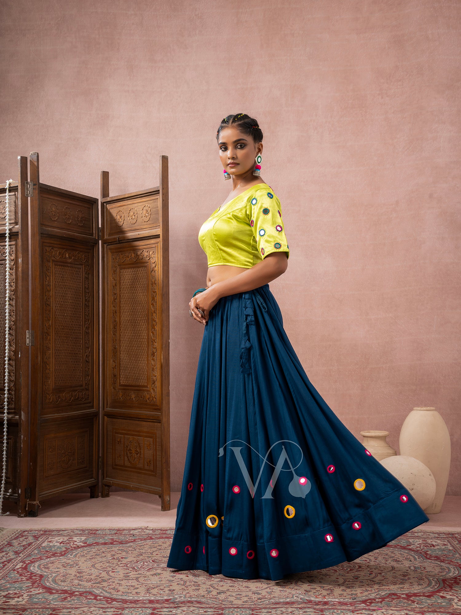 Blue Chaniya Choli