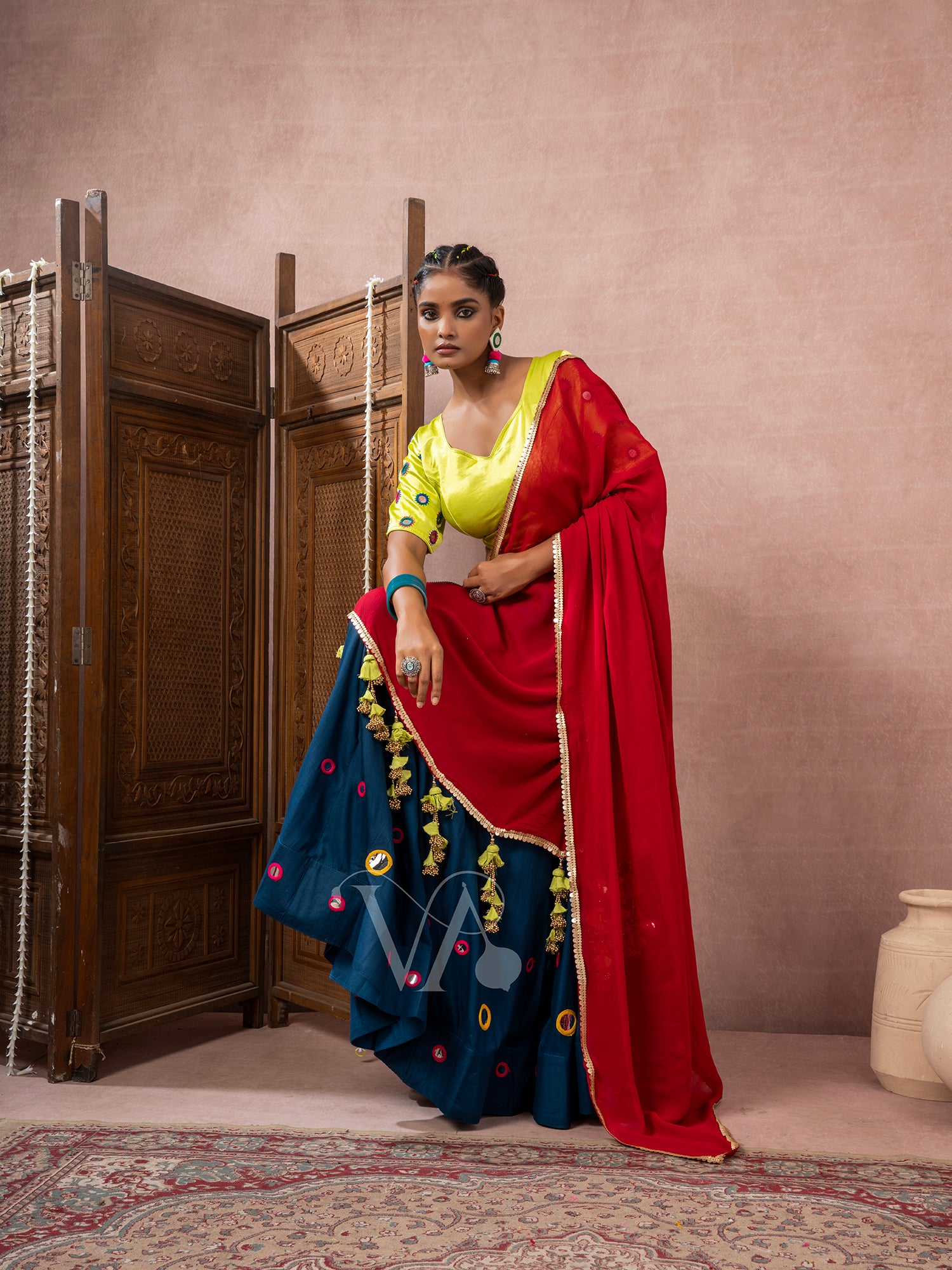 Blue Chaniya Choli