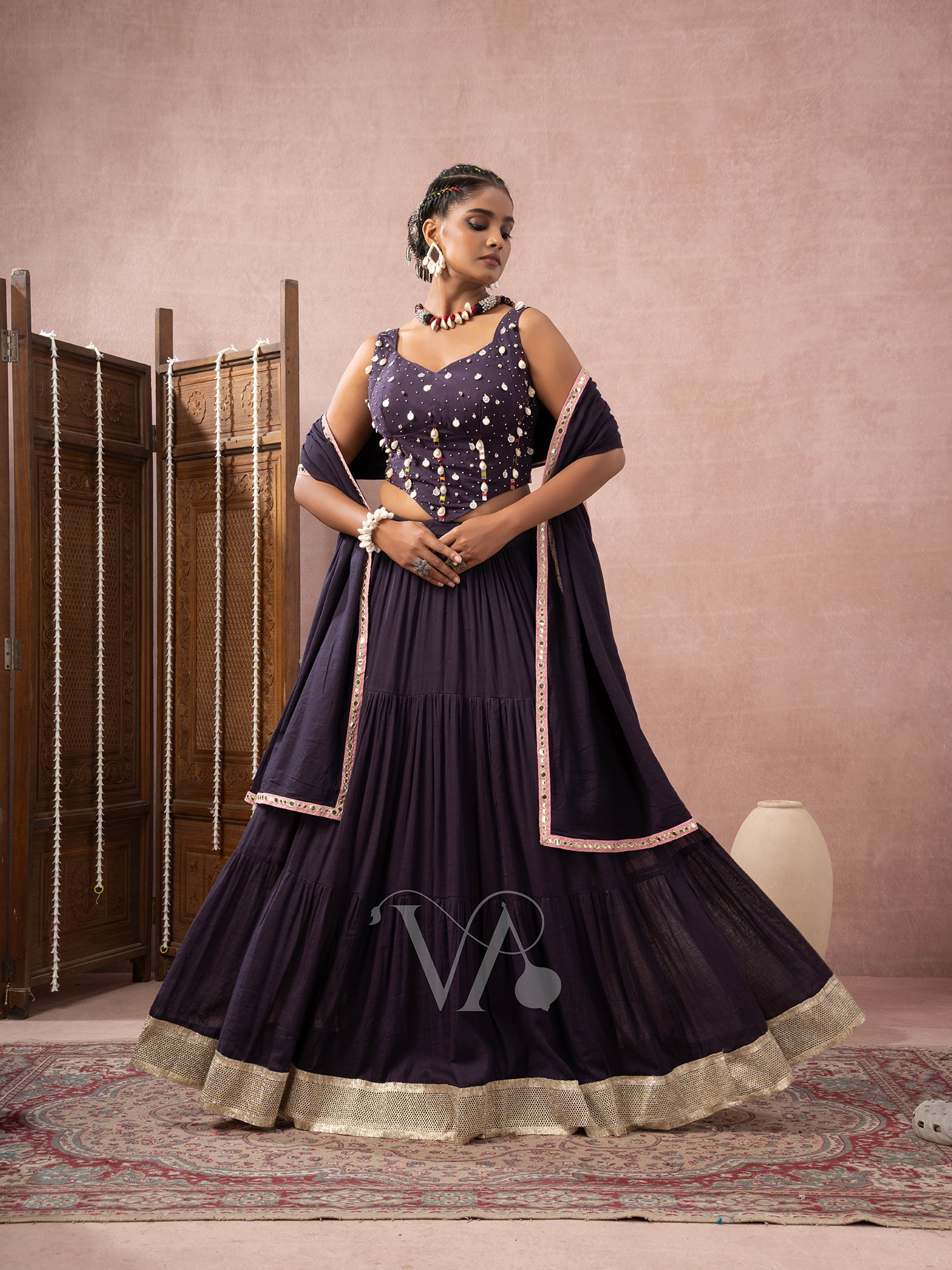 Black Chaniya Choli