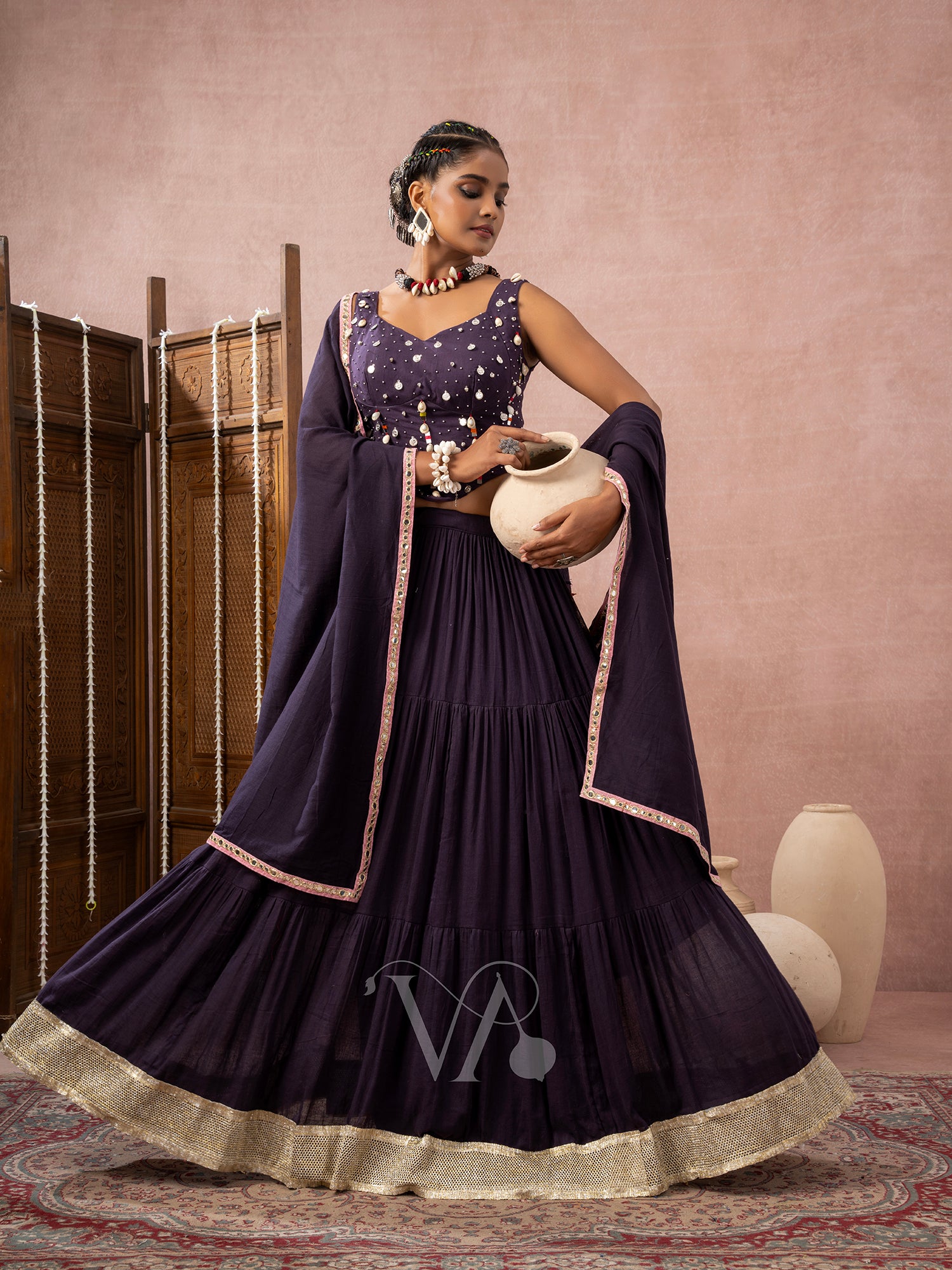 Black Chaniya Choli