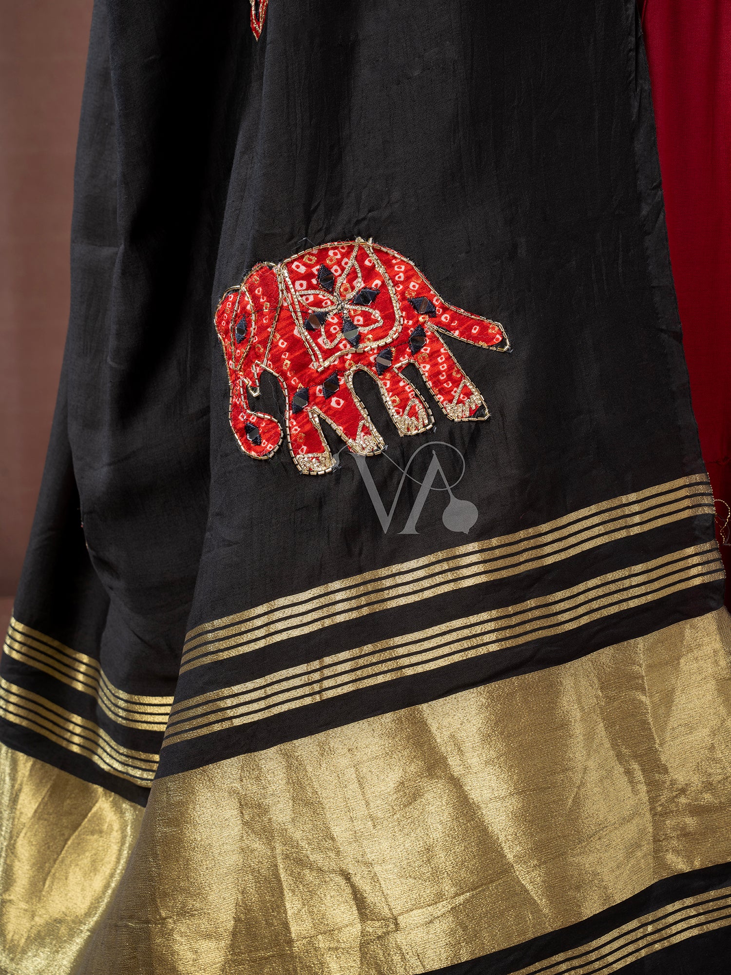 Dark Red Chaniya Choli