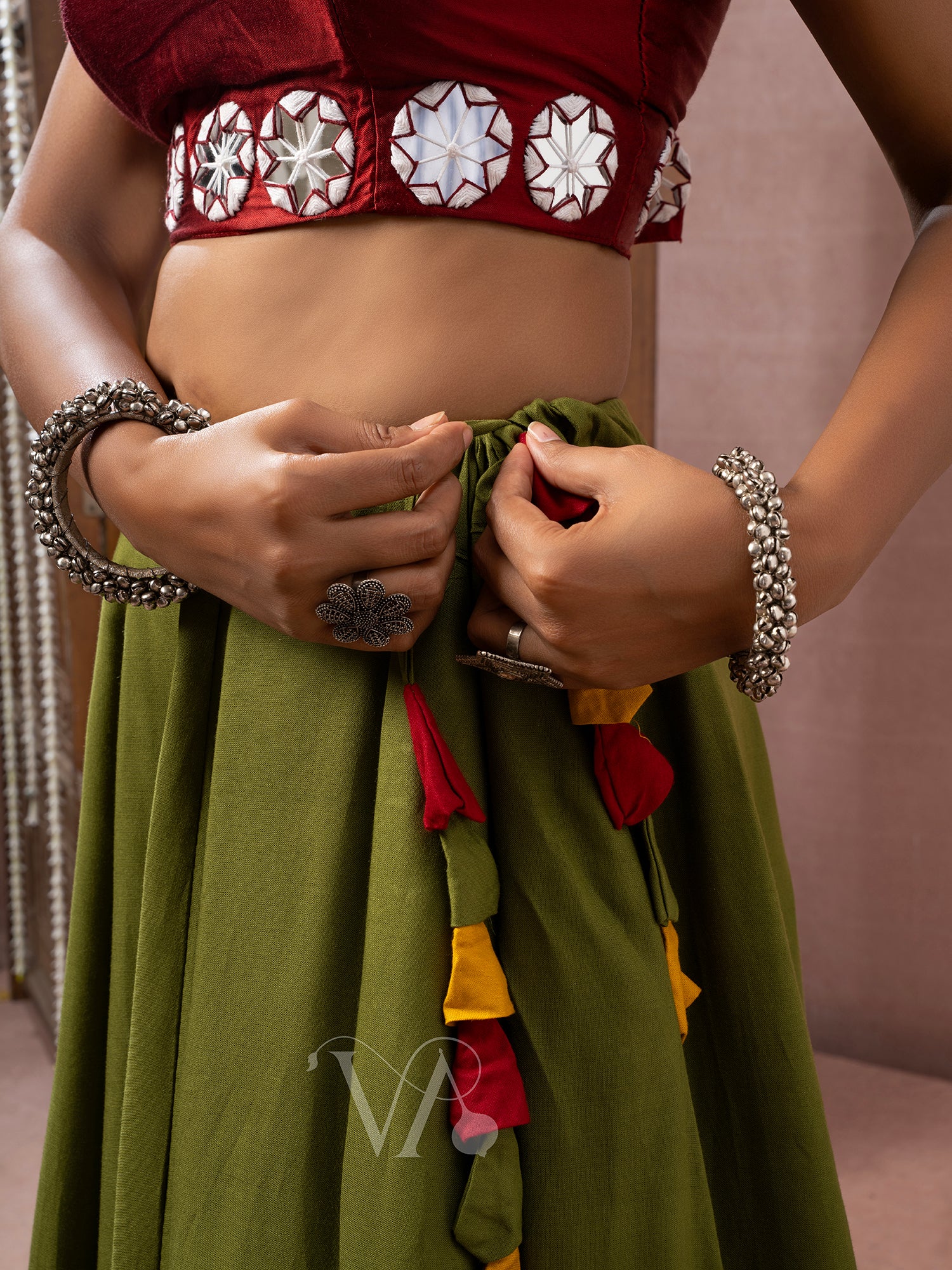 Mehendi Green Chaniya Choli