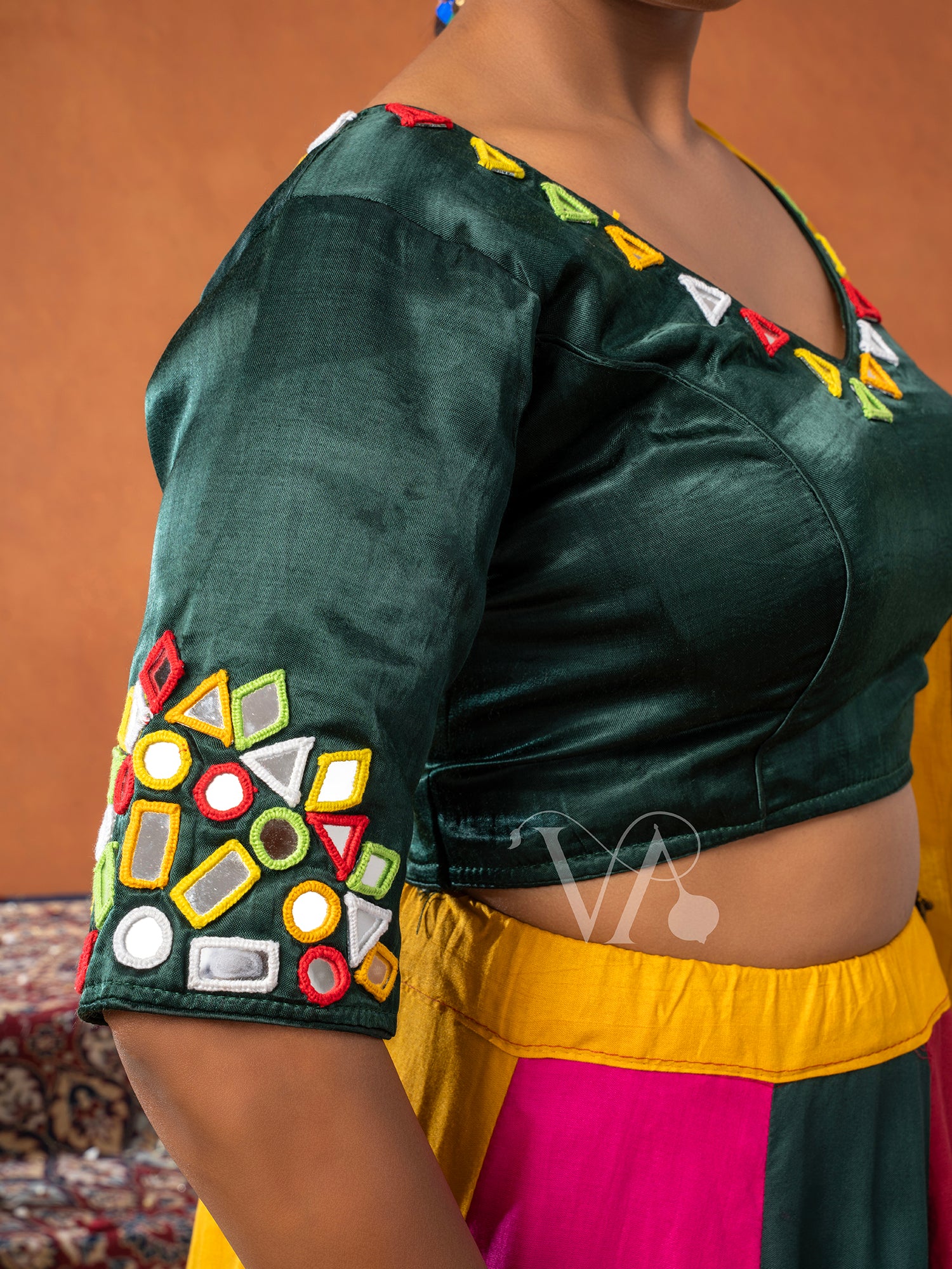 Mix Color Chaniya Choli