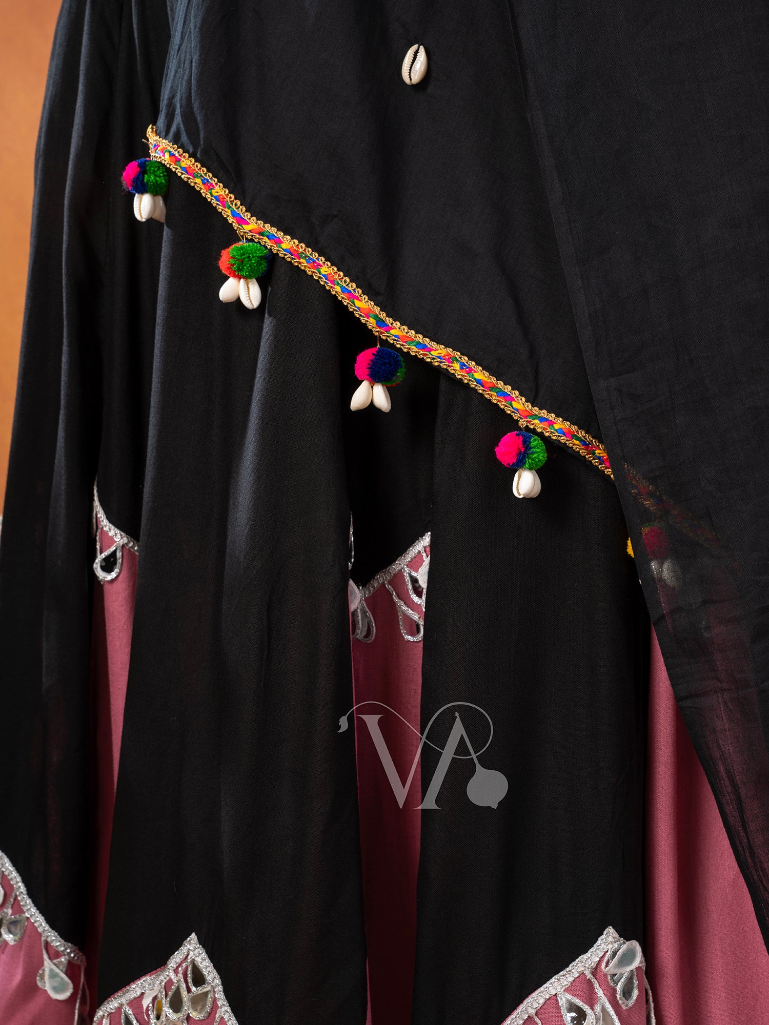 Black & Purple Chaniya Choli