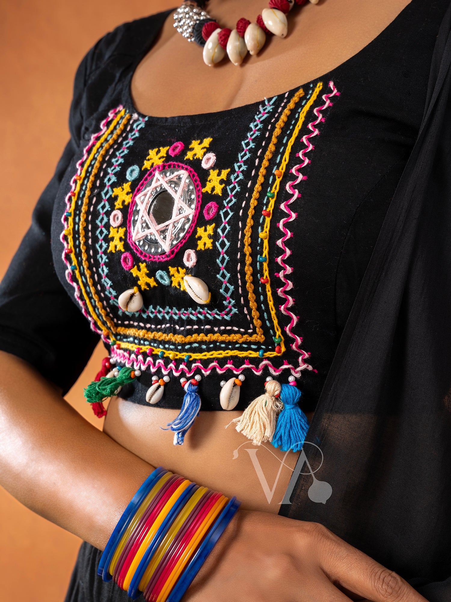 Black & Purple Chaniya Choli