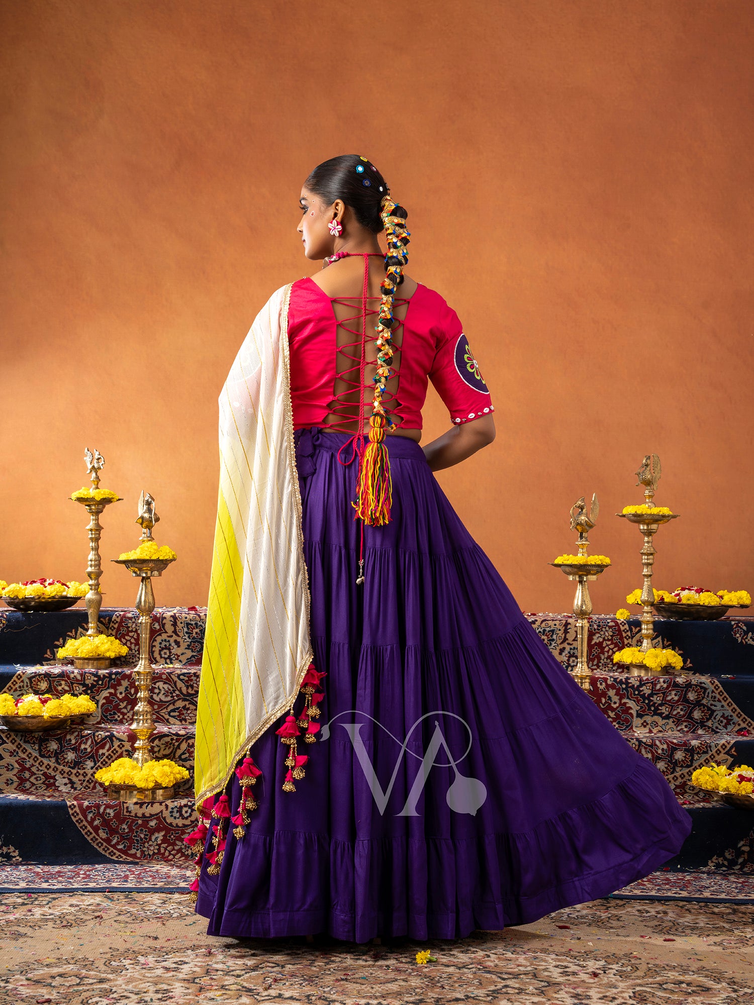 Pink & Purple Chaniya Choli