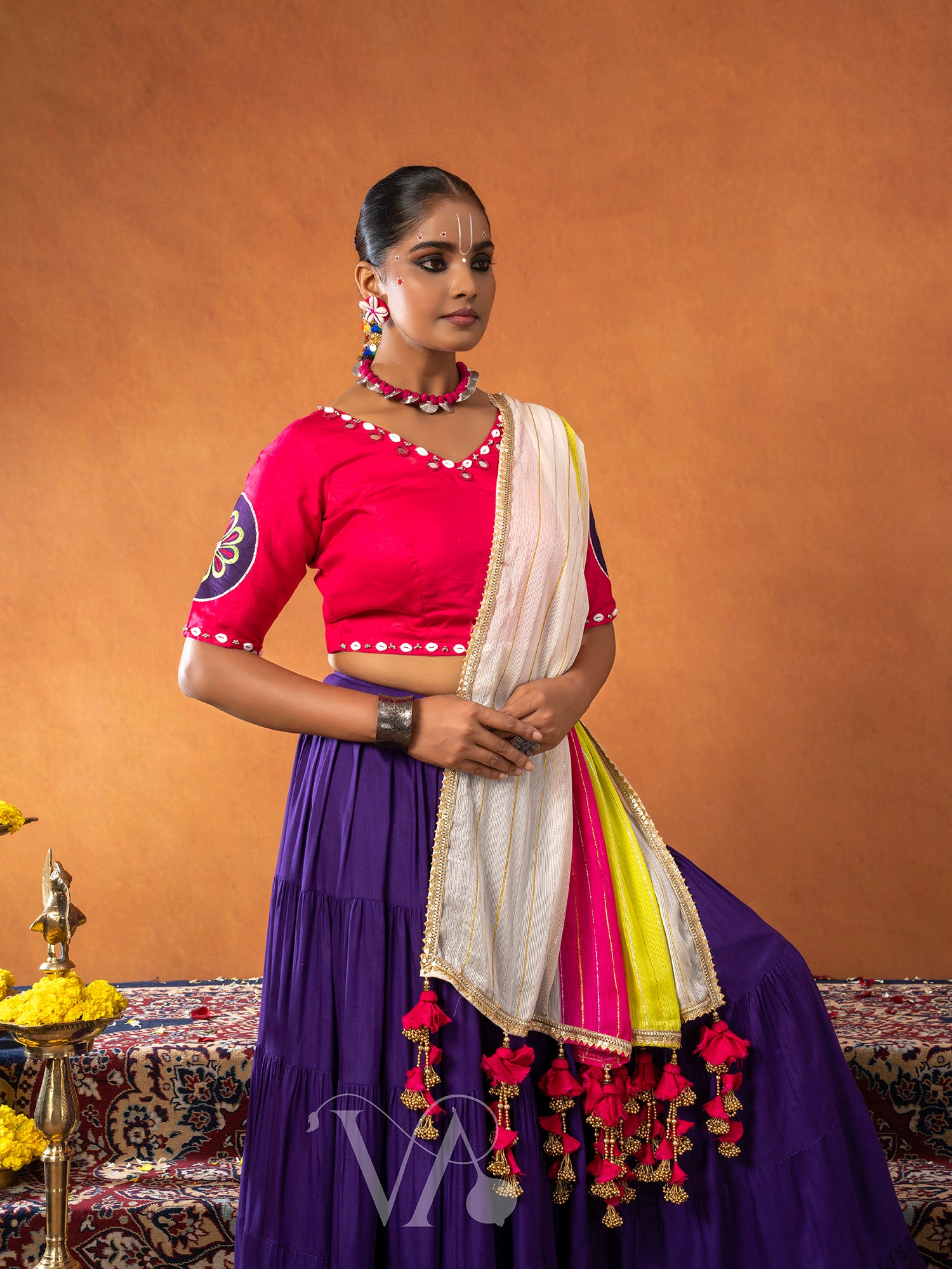 Pink & Purple Chaniya Choli