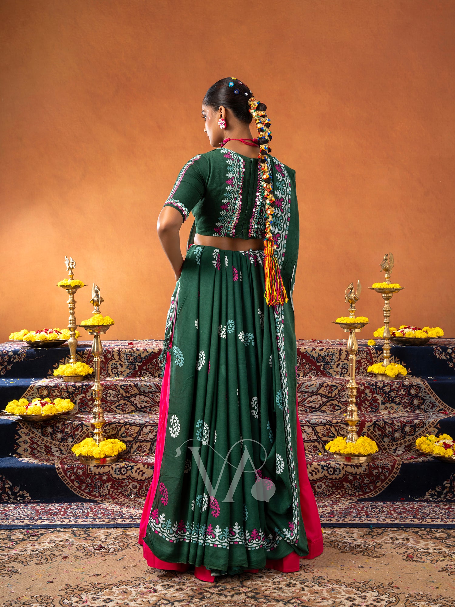 Dark Green Chaniya Choli