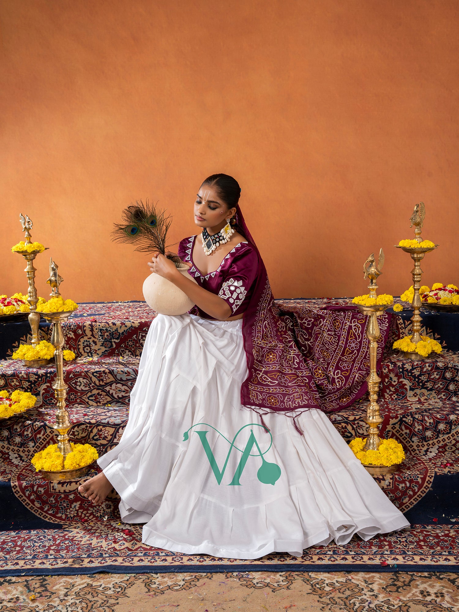 White Chaniya Choli